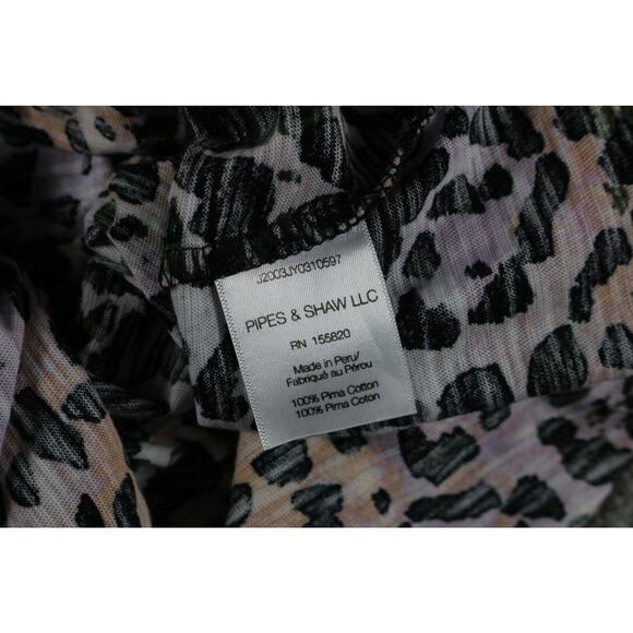 Veronica Beard Waldorf Leopard Print T- Shirt - Picture 6 of 8